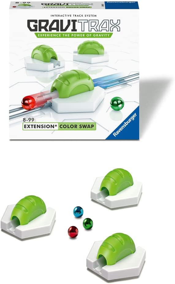 Ravensburger GraviTrax Erweiterung Color Swap - Ideales Zubehör für spektakuläre Kugelbahnen, Konstr