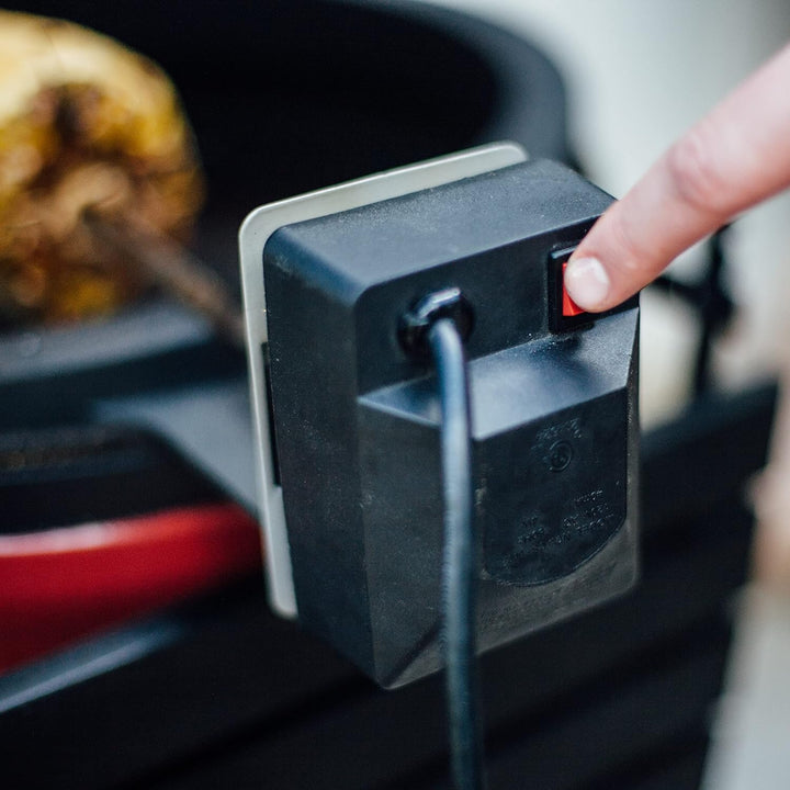 KamadoJoe JoeTisserie Rotisserie Grillzubehör für Classic Joe, Schwartz Single, Single