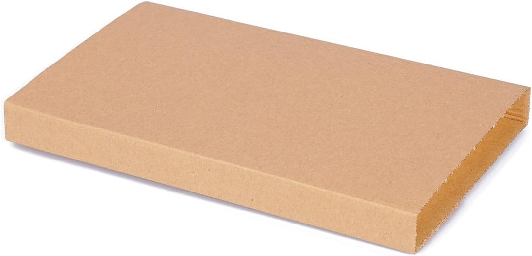 400 Buchverpackungen selbstklebend in Braun 217 x 155 x 10-50 mm braun Kartonagen BV-1 Wickelverpack