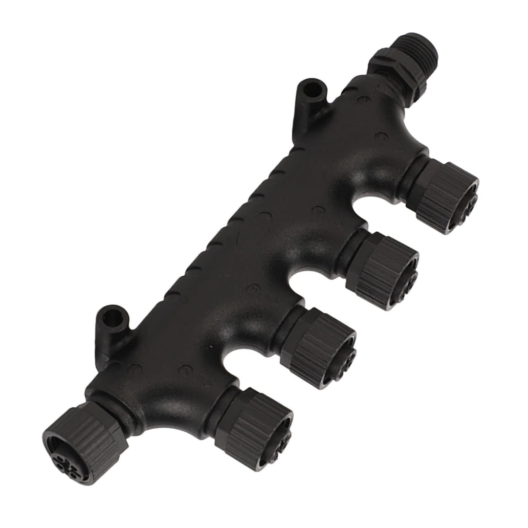 NMEA 2000 T-Anschluss, Für NMEA 2000 N2K 4 Ports T-Stecker M12 5-polig IP67 Wasserdicht für Lowrance