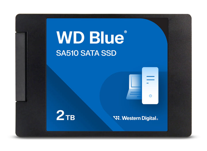 WD Blue SA510 SATA SSD 2 TB 2,5 Zoll (Lesen bis 560 MB/s, Schreiben bis 520 MB/s, Upgrade für PC/Lap