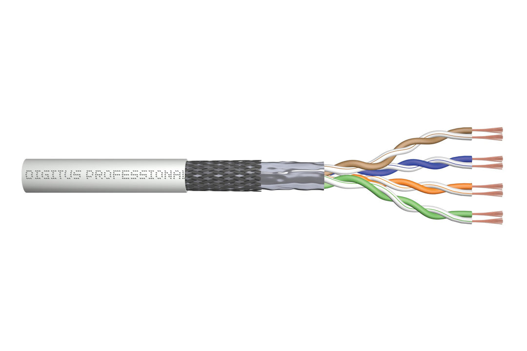 DIGITUS Roh-Patchkabel Cat-5e - Meterware Unkonfektioniert - 305 m - SF-UTP Netzwerk-Kabel - PVC - A
