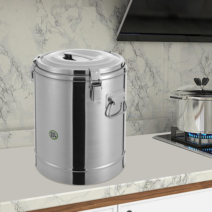 Suppenbehälter Isolierter Eimer Edelstahl Suppentransporter Rund Thermobehlter Warmhaltebehlter Edel