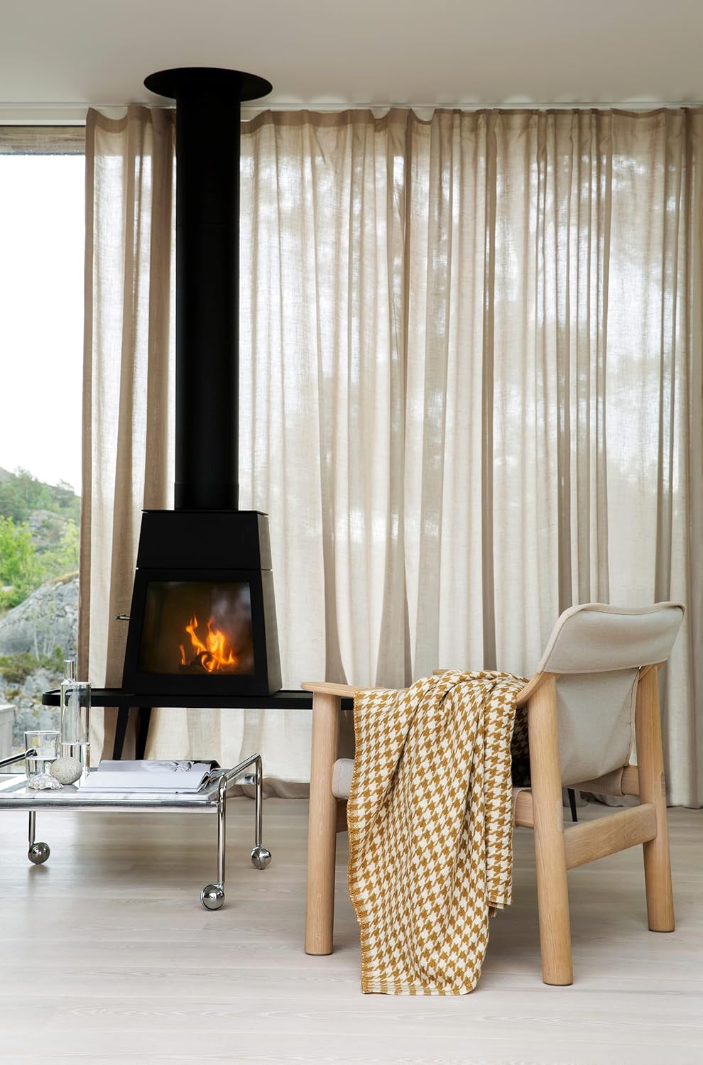 RØROS TWEED - Mimi - Wolldecke aus norwegischer Lammwolle - Design von Anderssen & Voll - Deckenmass