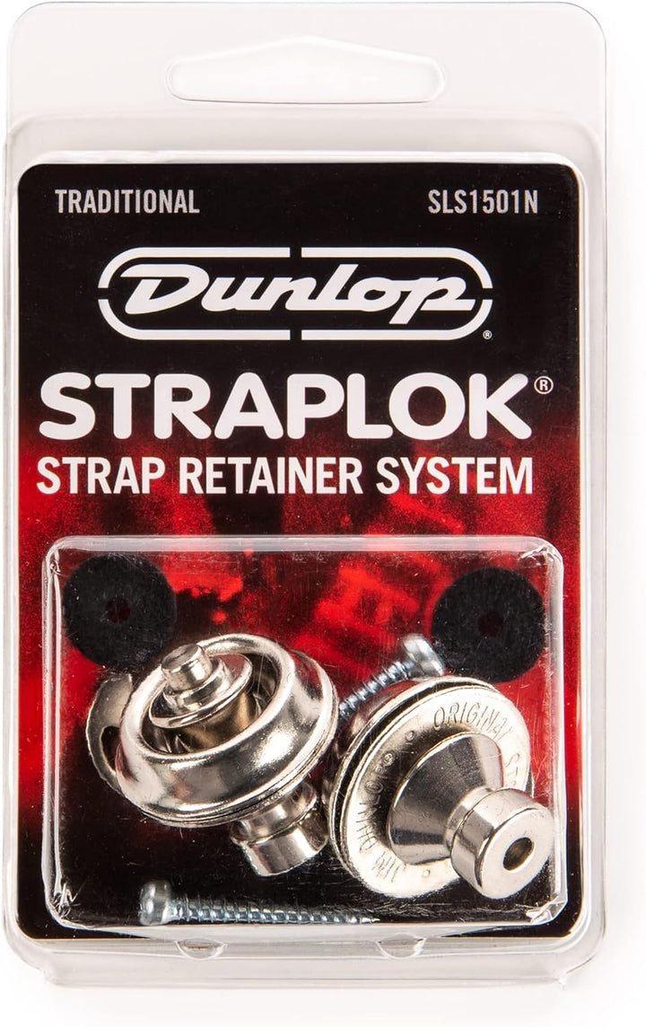 Straplok Jim Dunlop Traditionnel Straplok Traditionnel - Nickel Sachet de 2 Nickel Nickel Traditionn