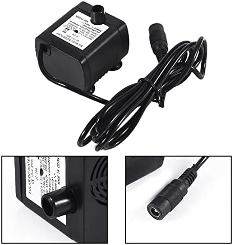 DC12V Kleine Mini Tauchwasserpumpe, Solar Amphibien Mini Tauchwasserpumpe für Brunnenteich