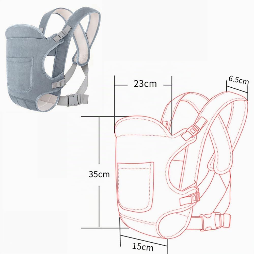 Babytrage Neugeborene Ab Geburt,Tragetuch Baby Neugeboren,Babytrage Ab Geburt,4-in-1 Babytrage mit 4