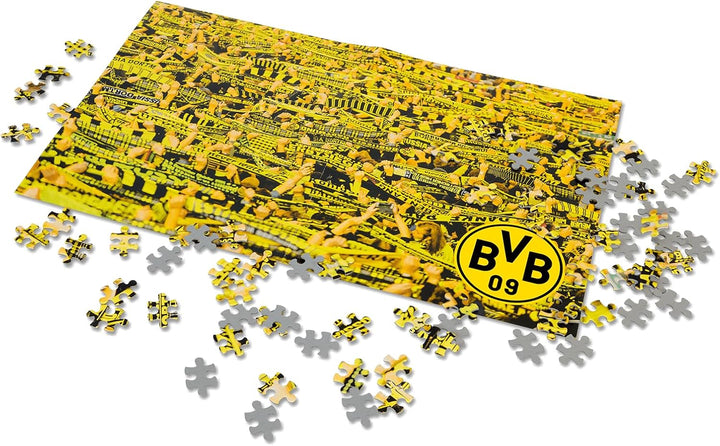 Borussia Dortmund Unisex Jugend BVB Puzzle 1000 Teile, schwarzgelb, 72x45cm