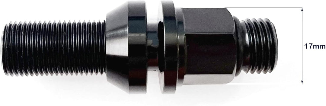OMP SPEED - Set Performance-Schrauben mit Aluminiumschutz, M14X1.25, HEX: 17-19, L: 28 mm, Farbe: gr