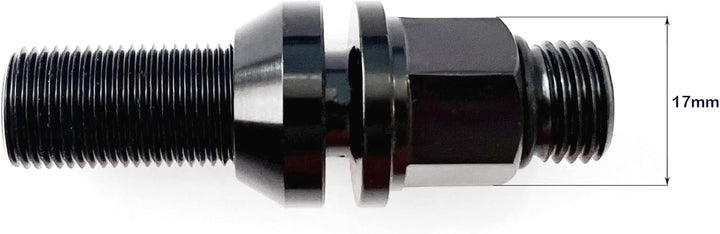 OMP SPEED - Set Performance-Schrauben mit Aluminiumschutz, M14X1.25, HEX: 17-19, L: 28 mm, Farbe: gr