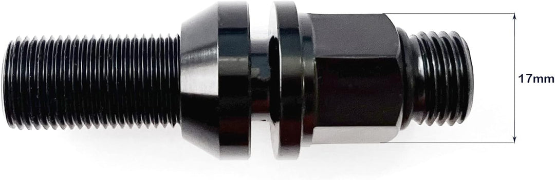 OMP SPEED - Set Performance-Schrauben mit Aluminiumschutz, M12X1.25, HEX: 17-19, L: 28 mm, Farbe: bl