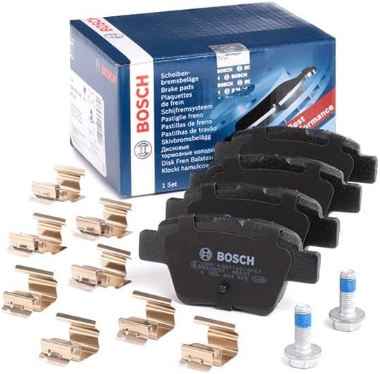 Bosch BP1009 Bremsbeläge - Hinterachse - ECE-R90 Zertifizierung - vier Bremsbeläge pro Set