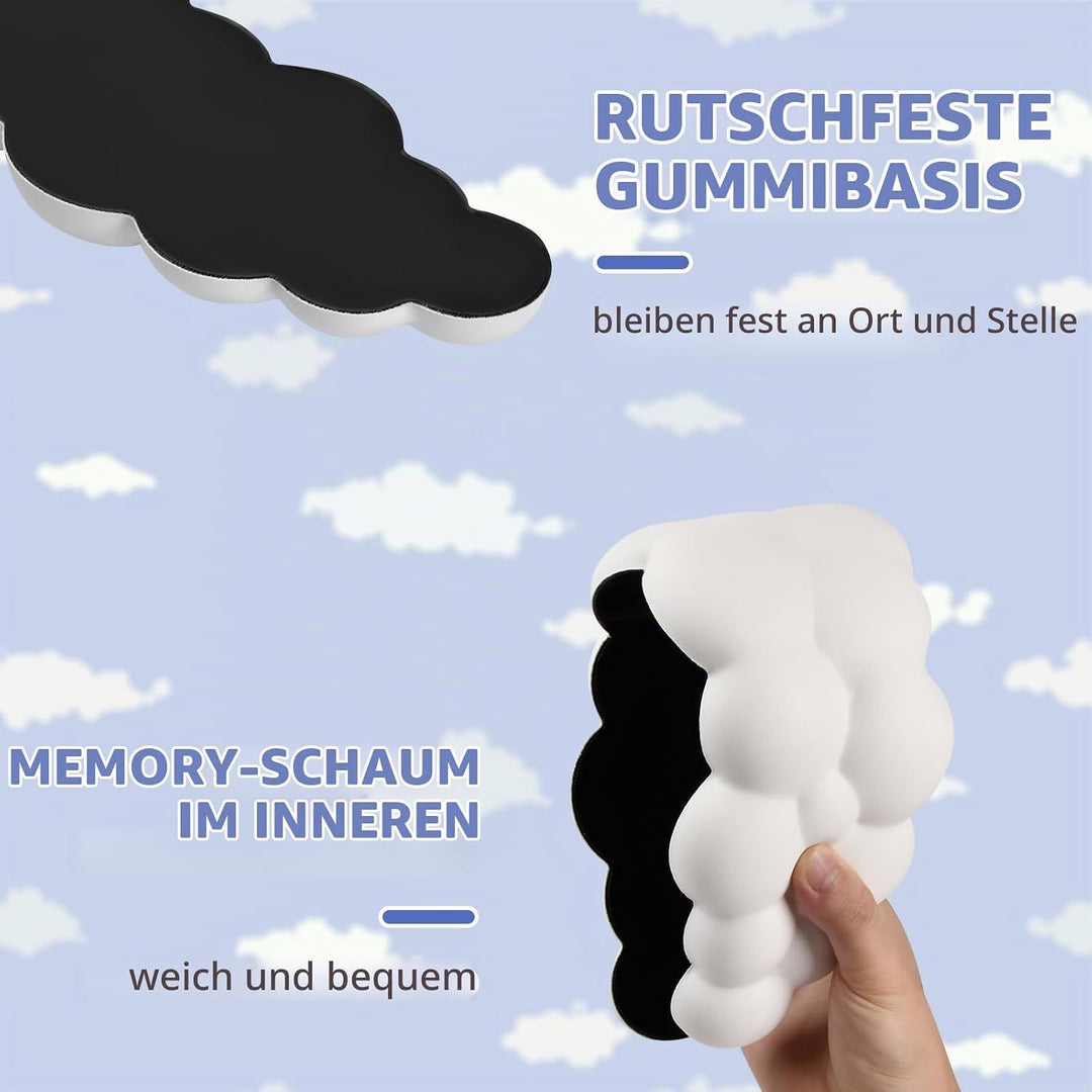 Handballenauflage für Tastatur, Handgelenkauflage Weiche, Tastatur Handgelenkstützen Ergonomisches,