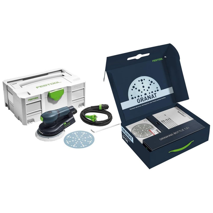 Festool ETS EC 150/3 EQ-Plus Exzenterschleifer inkl. Granat Schleif-Set