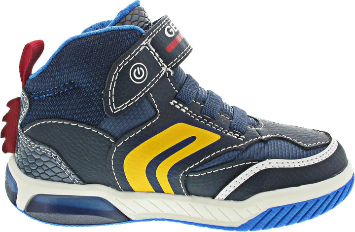 Geox Jungen J Inek Boy A Sneakers 24 EU Navy Lt Blue, 24 EU Navy Lt Blue