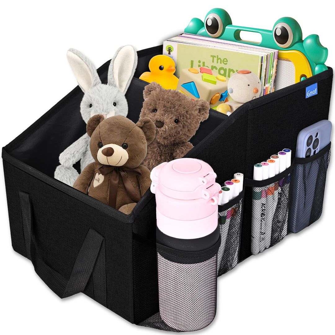 Auto Organizer für Vorne und Rücksitz, Beifahrersitz, Auto Organizer Kinder mit Mehrere Taschen Getr