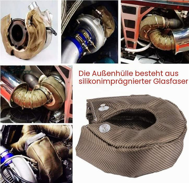 Turbo Hitzeschild, Single Titan Turbo Hitzeschild Decke Barriere Turbolader Abdeckung T3 / GT35 / GT