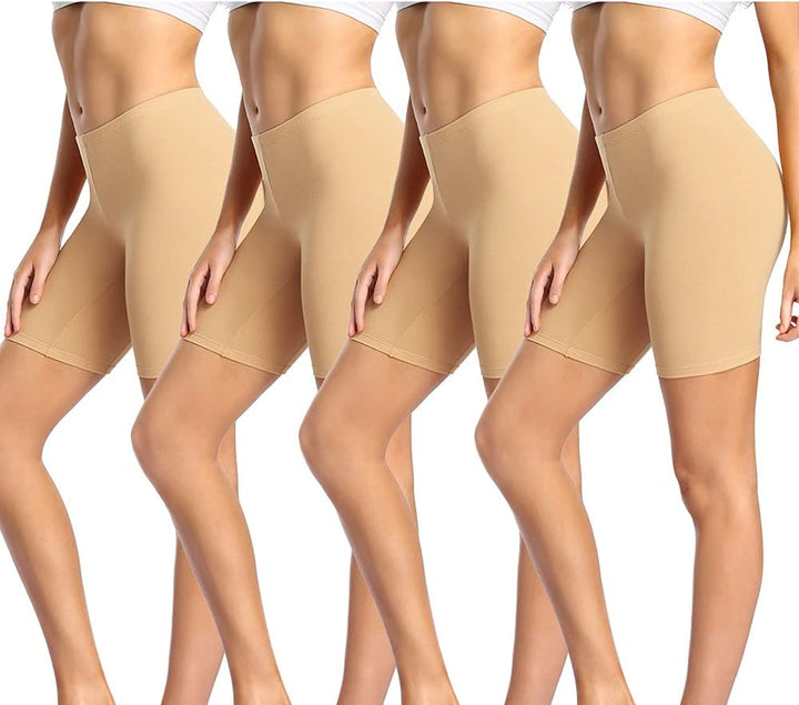 wirarpa Radlerhose Damen Kurz Baumwolle Boxershorts Unter Kleid Rock Unterhosen mit Bein Anti Scheue