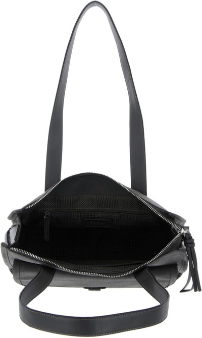 Gabor bags FRANCISCA Damen Shopper M, 30x11,5x26,5 Dark Grey, Dark Grey