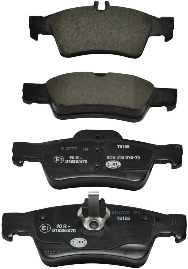 HELLA PAGID 8DB 355 018-751 Bremsbelagsatz - T5155 - Dicke/Stärke: 16.8mm - Bremssystem: Teves - für