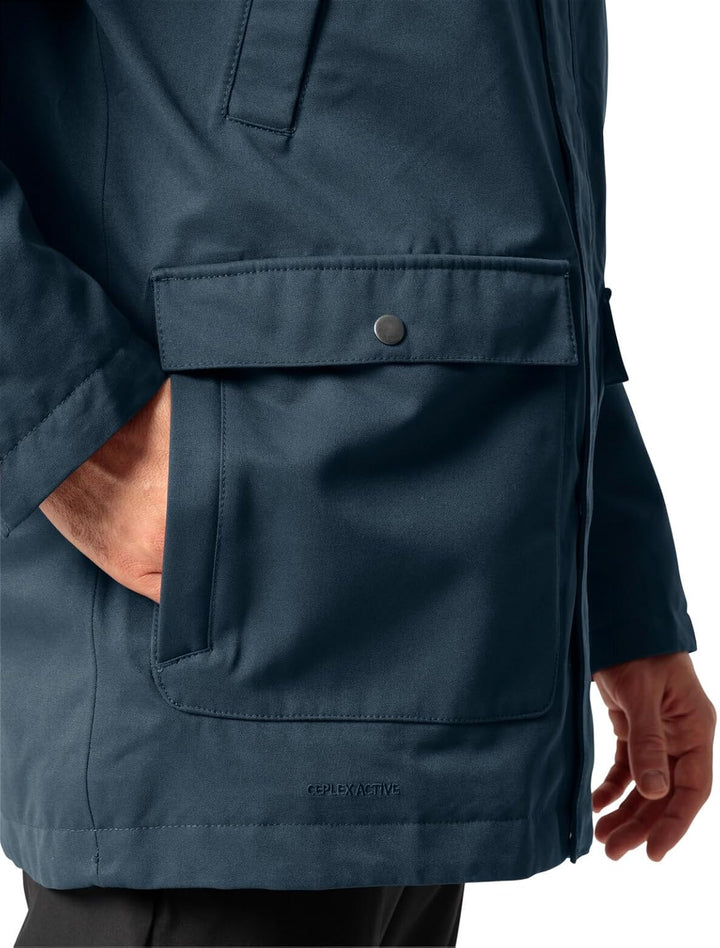 VAUDE Herren Men's Manukau Parka L dark sea uni, L dark sea uni