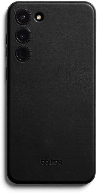 Bellroy Lederhülle für S23 Plus - Black Schwarz, Schwarz