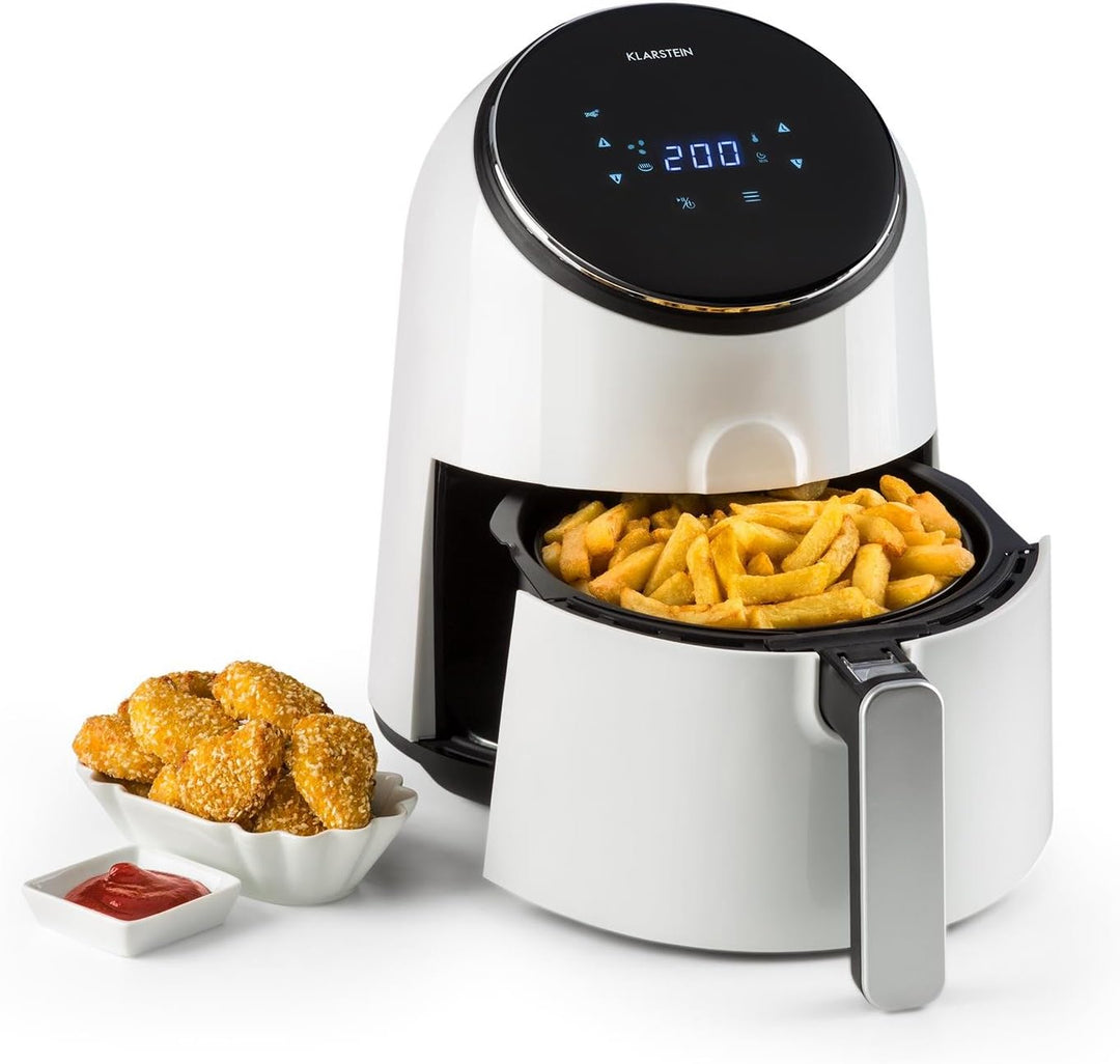 Klarstein AirVital - Heissluftfritteuse, Fritteuse, AirFryer, 1300 W, 2,5 L Füllmenge, fett-frei Fri