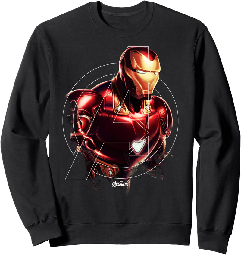 Marvel Avengers: Endgame Iron Man Logo Portrait Sweatshirt