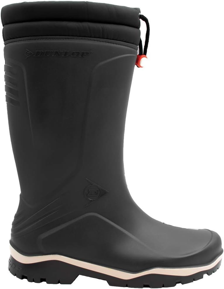 DUNLOP Protective Footwear Kids Blizzard, gefütterte Kinder Gummistiefel, Schwarz