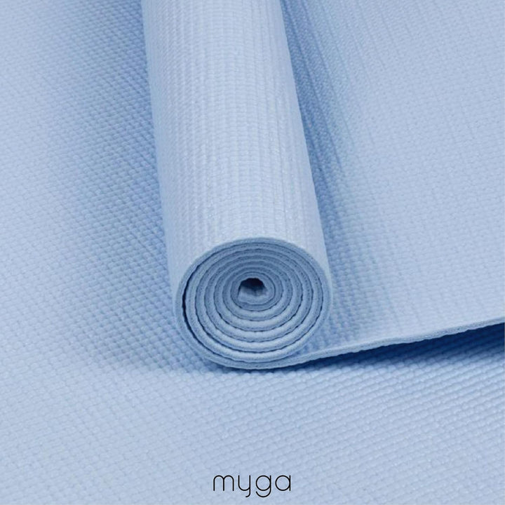 Myga Einsteiger-Yogamatte | Rutschfest & Leicht zu tragen – 4 mm Dicke | Ideal für Yoga, Pilates, Me