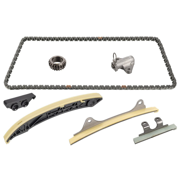 febi bilstein 108347 Steuerkettensatz für Nockenwelle, mit Gleitschienen und Kettenspanner, 1 Stück