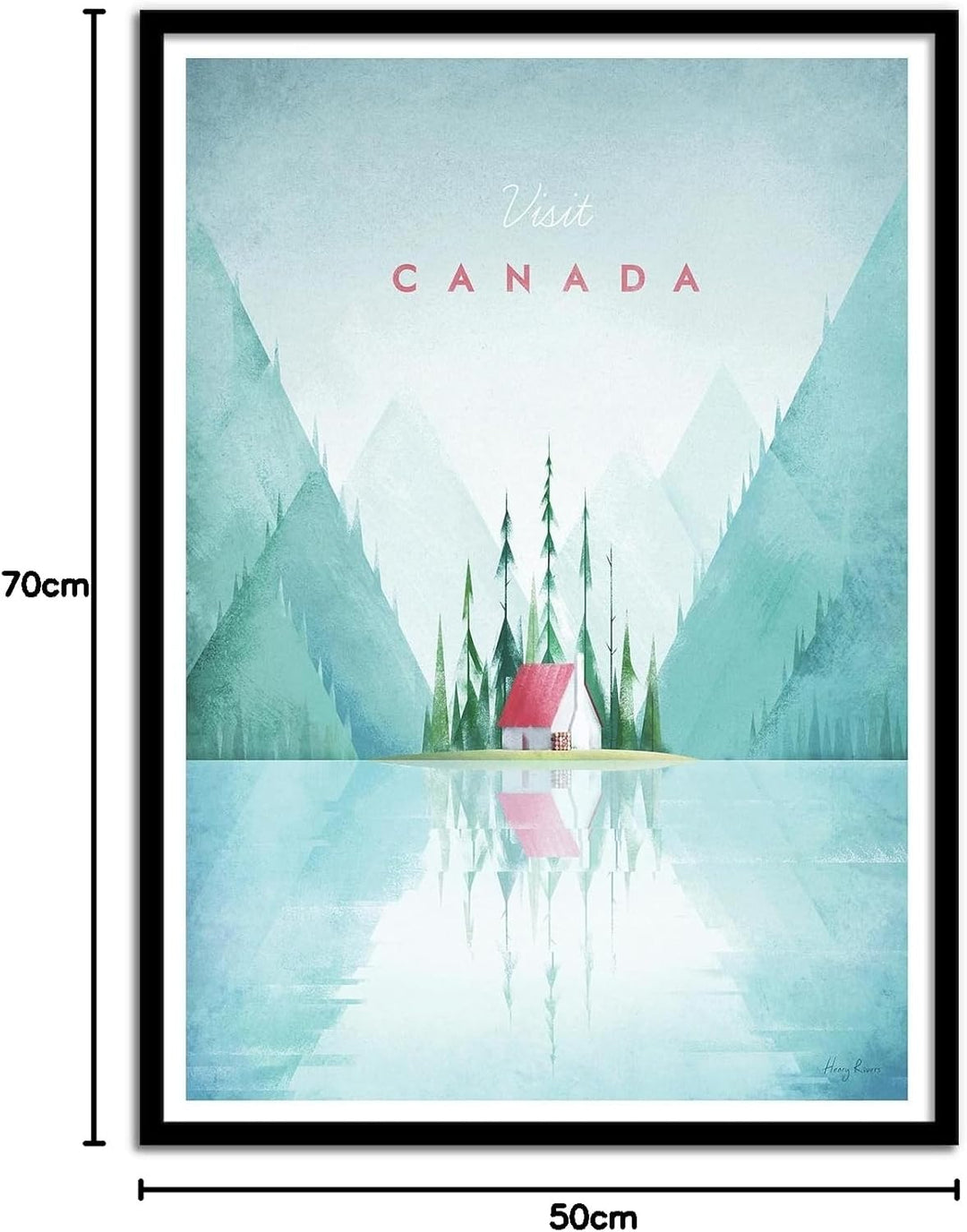 Art-Poster - Visit Canada - Henry Rivers - 50 x 70 cm