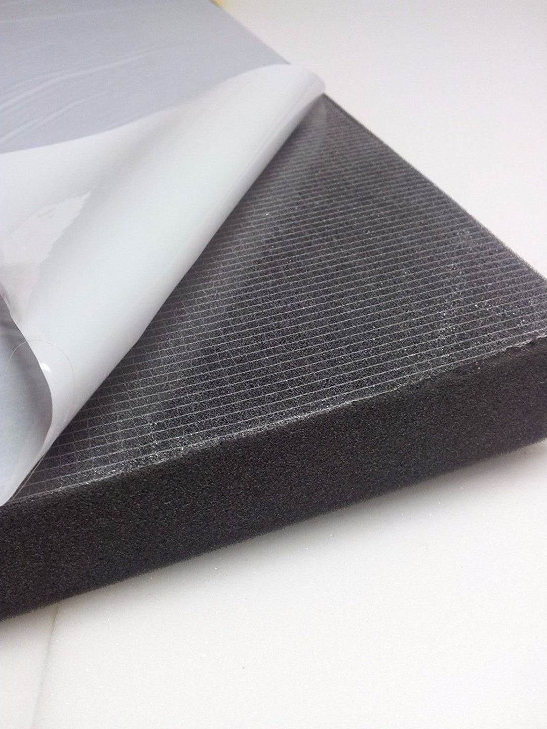 Glatt Schaumstoff Selbstklebend Dämmung Schallschutz mail (100cm x 50cm x h) Weiss o. Schwarz (100x5