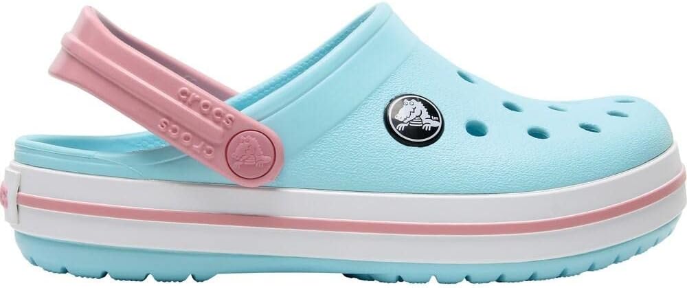 Crocs Unisex Kinder Crocband K Clog 28/29 EU Ice Blue White, 28/29 EU Ice Blue White
