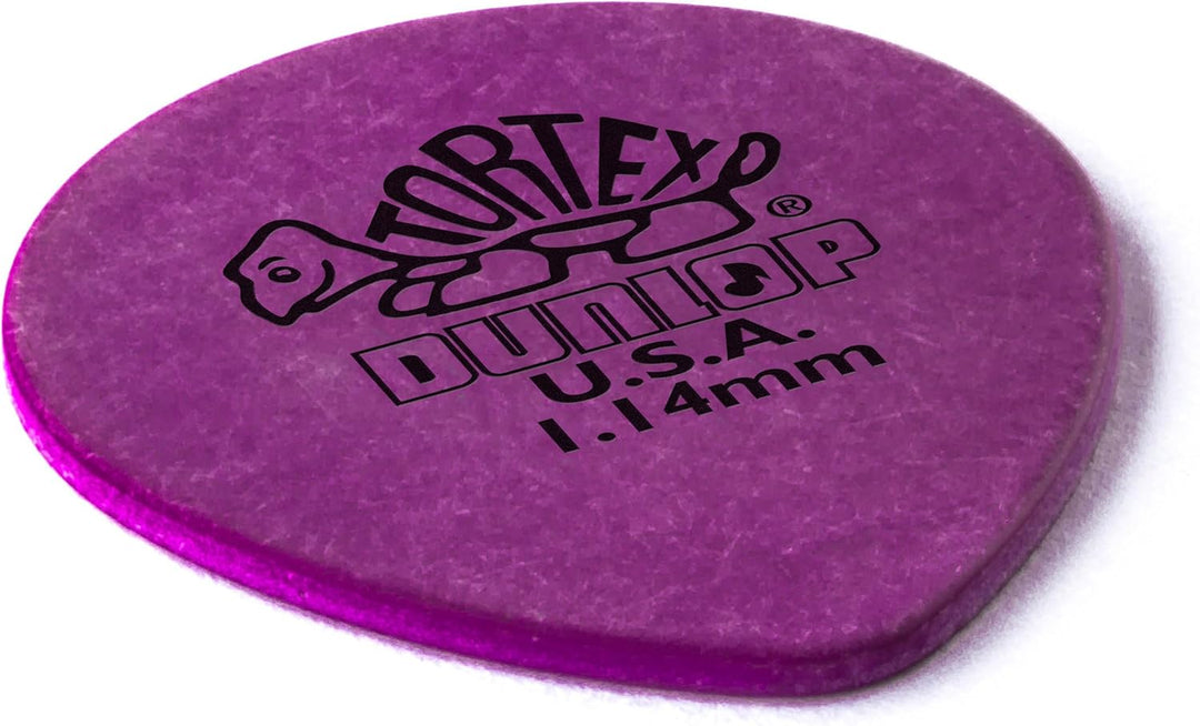 Dunlop 413R1.14 Tortex® Tear Drop, lila, 1.14, 72/Beutel 1.14mm, 1.14mm