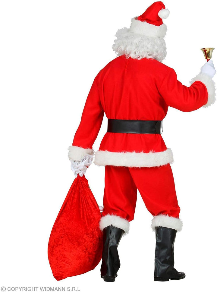 "SANTA CLAUS" (jacket, pants, belt, boot covers, hat) - (L/XL) L-XL, L-XL