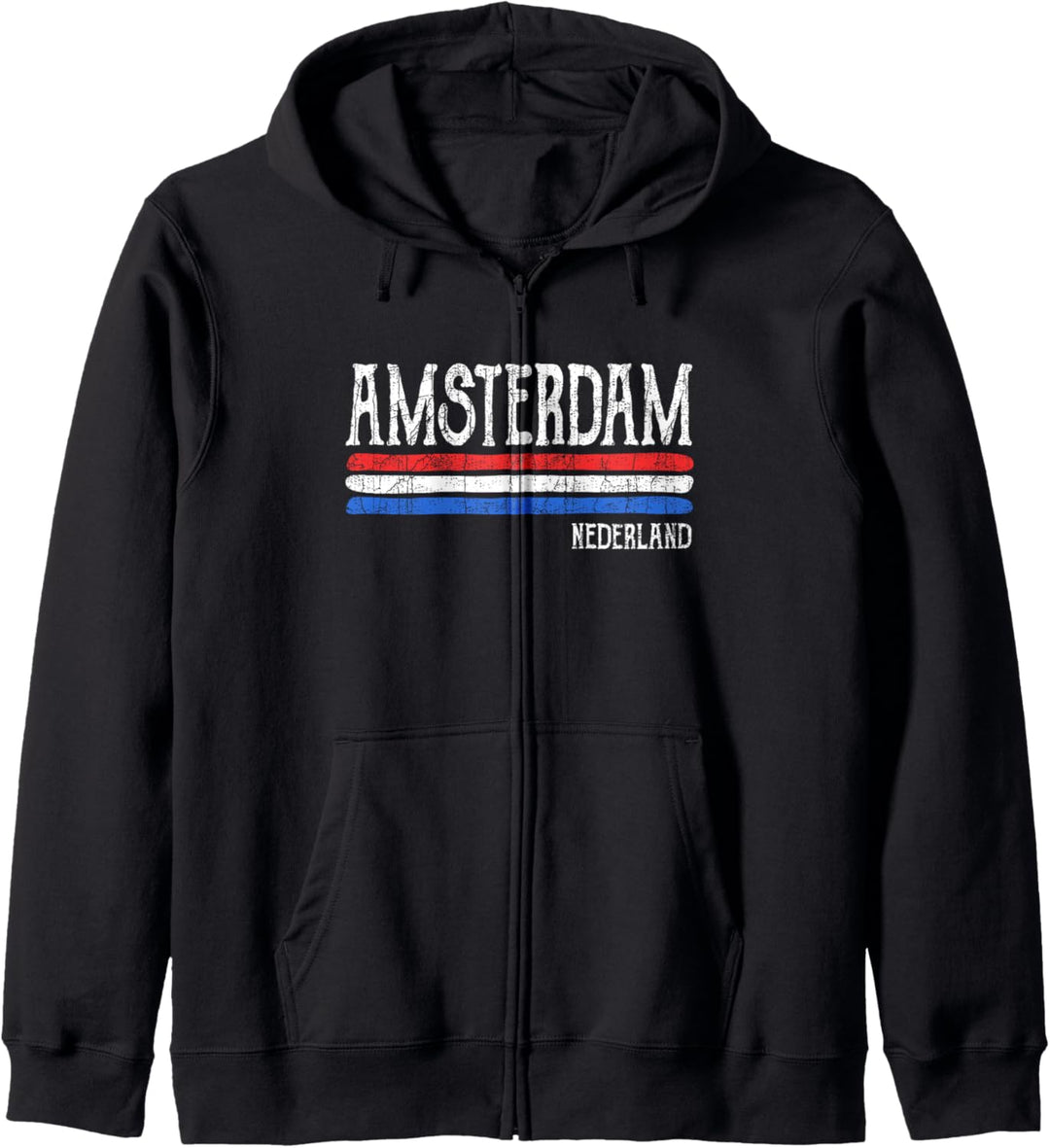 Vintage Amsterdam Niederlande Holland Niederländisch Kapuzenjacke
