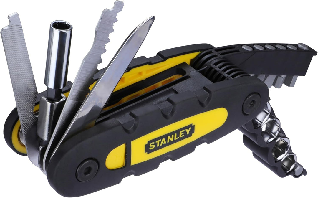 Stanley 14-in-1 Multifunktionswerkzeug (enthält Steckschlüssel, Bits, Messerklinge, Feile, Säge und