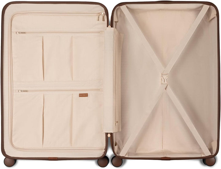 SUITSUIT Koffer Gross 76 cm - Hartschalen Reisekoffer mit Rollen - TSA-Schloss - 94 L - Fab Seventie