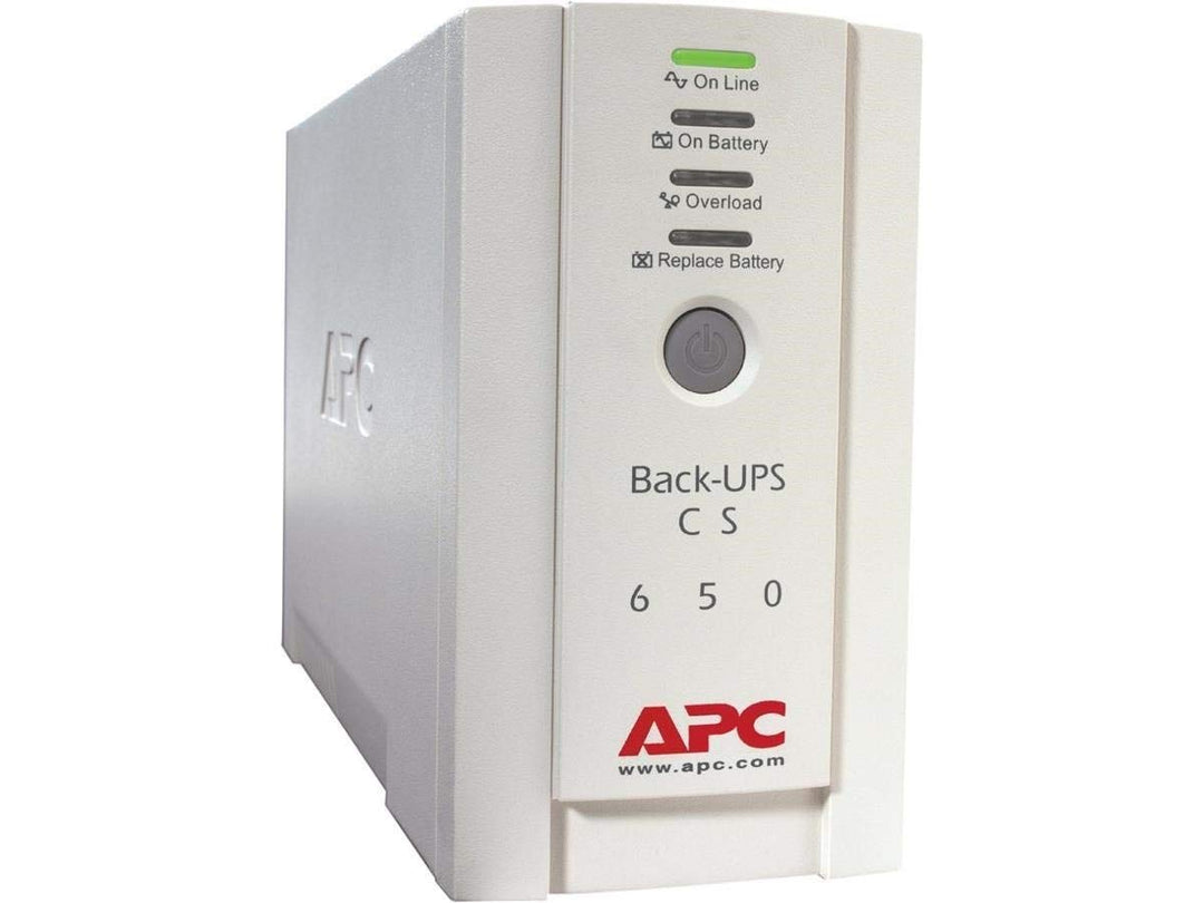 APC Back-UPS CS - BK650EI - Unterbrechungsfreie Stromversorg 650VA (4 Ausgänge IEC, Überspannungssch