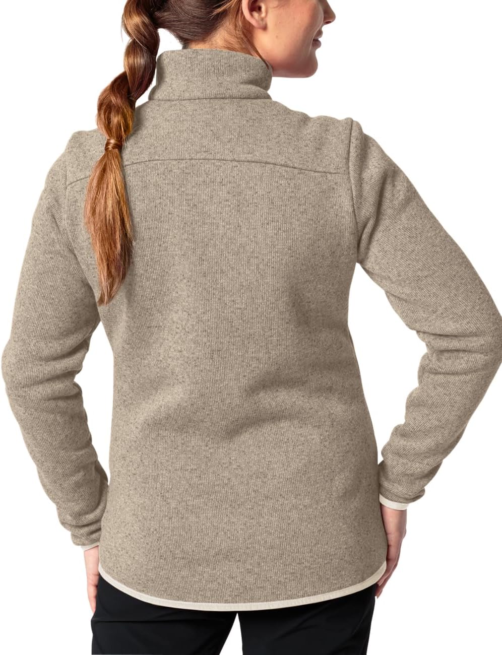 VAUDE Women's Rienza Jacket IV - Fleecejacke Damen, Weiss
