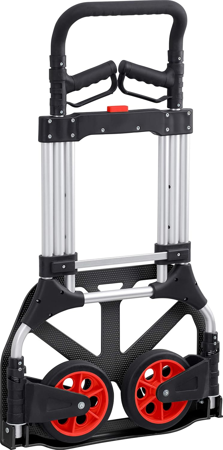 Meister Sackkarre - 200 kg Tragkraft - Klappbar inkl. Rädern - Dreifach höhenverstellbarer Griff - G