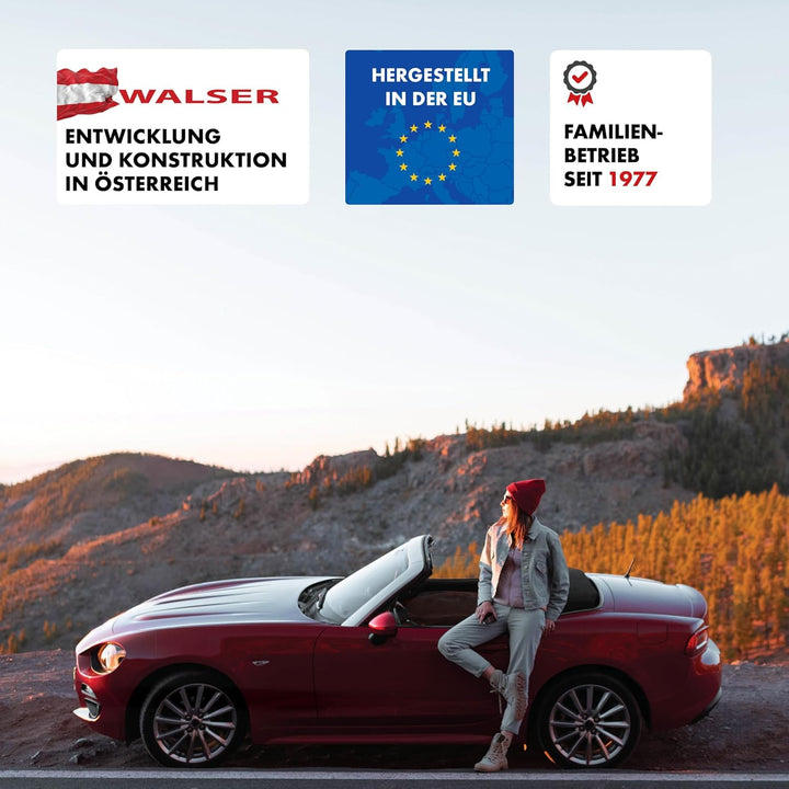 WALSER Premium Auto Teppiche kompatibel mit VW Scirocco 2008-2017, Golf VI 2008-2014, Jetta IV 2008-