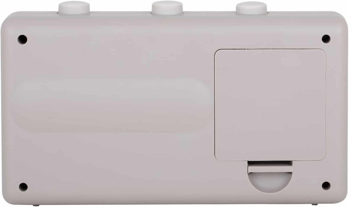 Karlsson Wecker Data Flip - Grau - 19x6.4x11.5cm | Rechteck - skandinavisch - Kunststoff - Wecker fü
