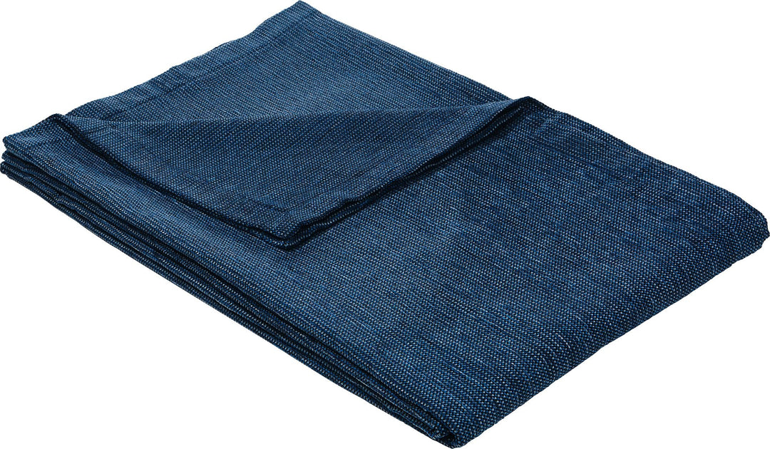 Erwin Müller Sofaüberwurf, Sofaläufer, Sesselschoner, Sofaschonbezug hellblau/blau Grösse 50x200 cm