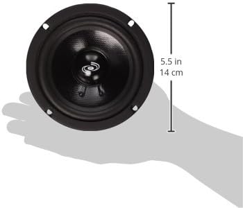 Pyle-Pro PDMR5 Lautsprechereinsatz, Durchmesser 12 cm
