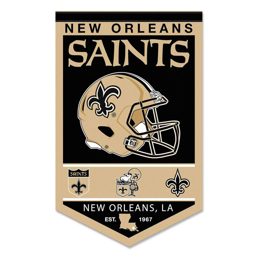New Orleans Saints Heritage History Banner Wimpel