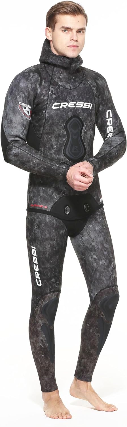 Cressi Apnea Complete Wetsuit - Kompletter Tauchanzug in Soft Neopren, erhältlich in Stärken von 3.5