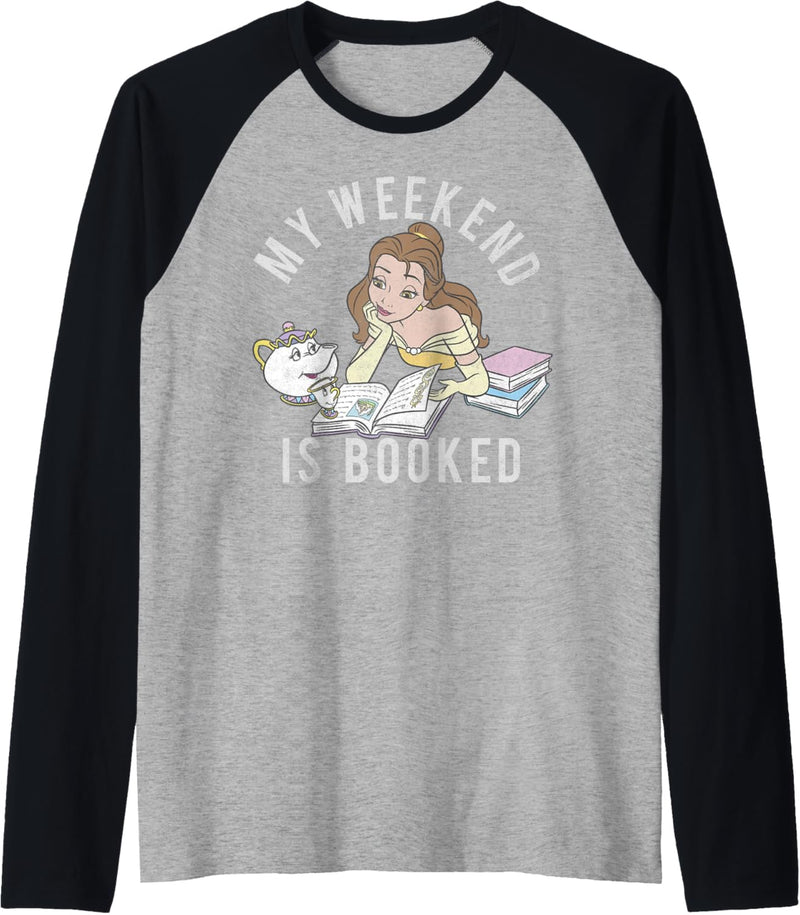 Disney Beauty And The Beast Belle My Weekend Is Booked Raglan