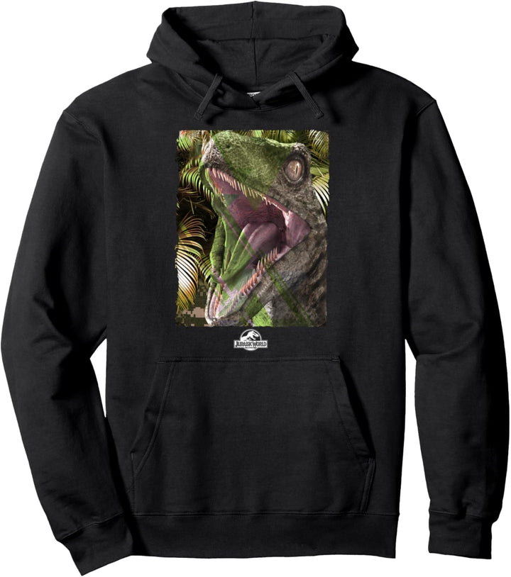 Jurassic World Raptor Poster Pullover Hoodie